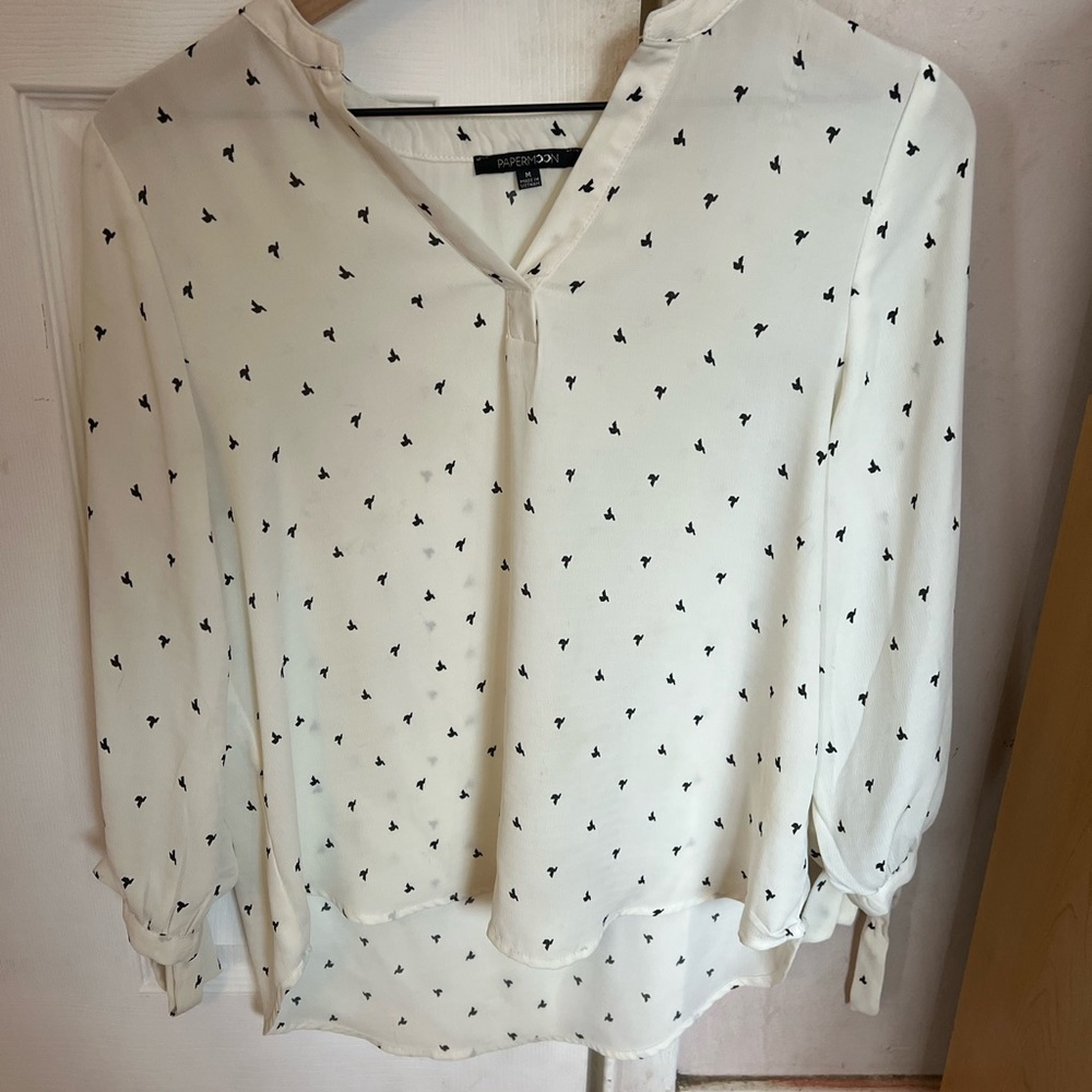 Paper moon V-Neck Blouse